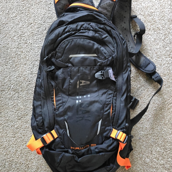 CamelBak Black and Orange Men's Backpack - Picture 1 of 6